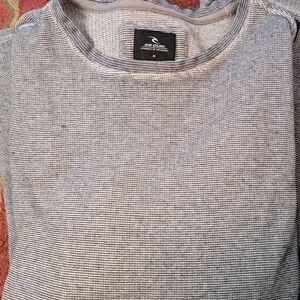 Vintage Rip Curl Thermal Blue Long Sleeve Tee, Men's M